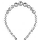 Bentita pentru par cu perle Cod W002C Grey , usor zgariata